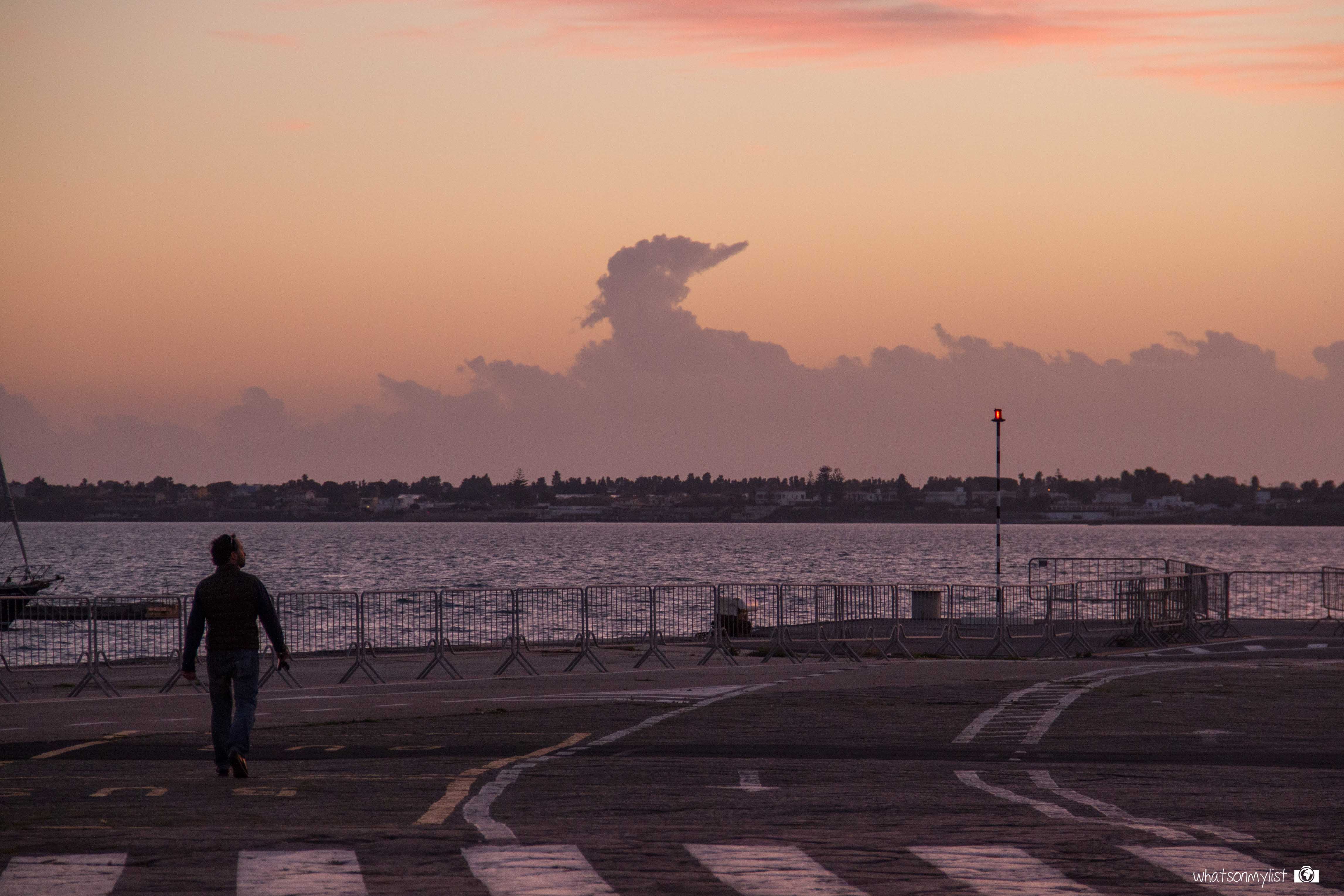 Sunset at Siracusa whatsonmylist